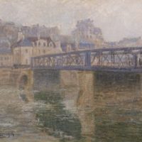 Gustave Loiseau - Le pont de fer Pontoise
