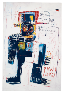 Jean-michel Basquiat - Irony of a negro policeman