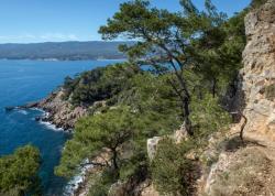 Croquis et Aquarelle à Saint-Cyr-Sur-Mer (Var). Calanque la Reinette.