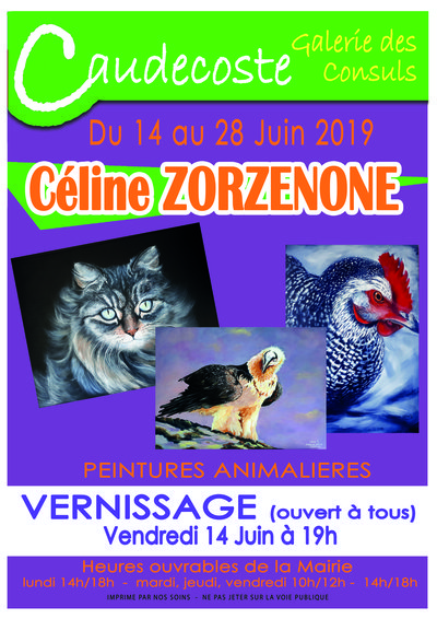 Exposition Céline Zorzenone (Peintures)