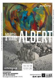 Exposition Marcel et Marc ALBERT Peintures et céramiques