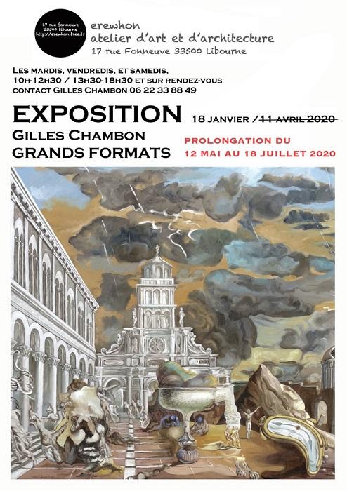 L'exposition de peinture " Gilles Chambon — Grands formats "