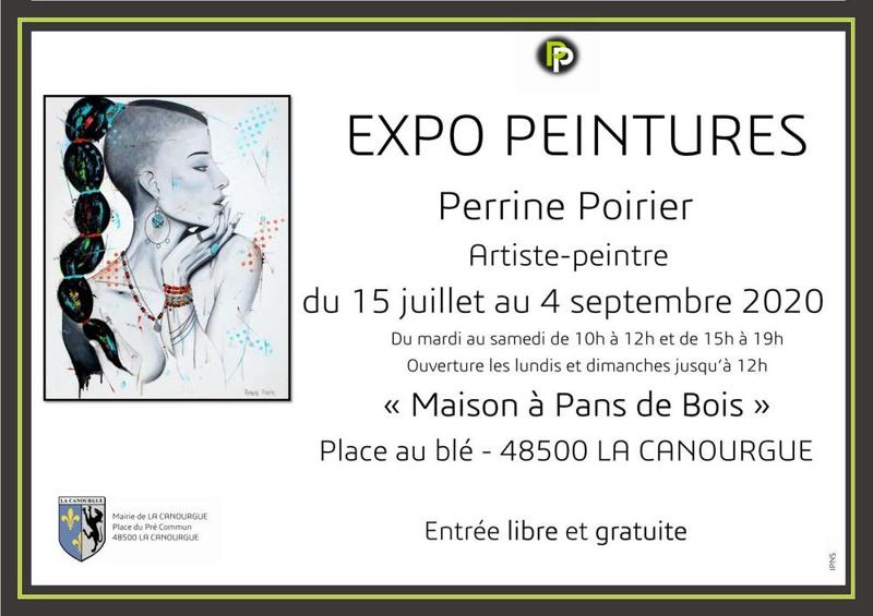 Exposition peintures à La Canourgue du 15 juillet au 4 septembre 2020