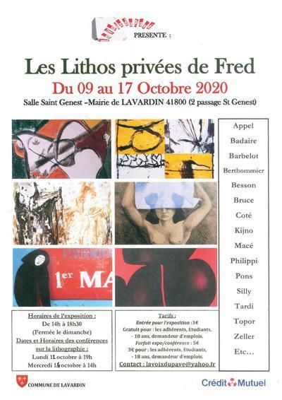 Exposition : les lithos privées de Fred à Lavardin