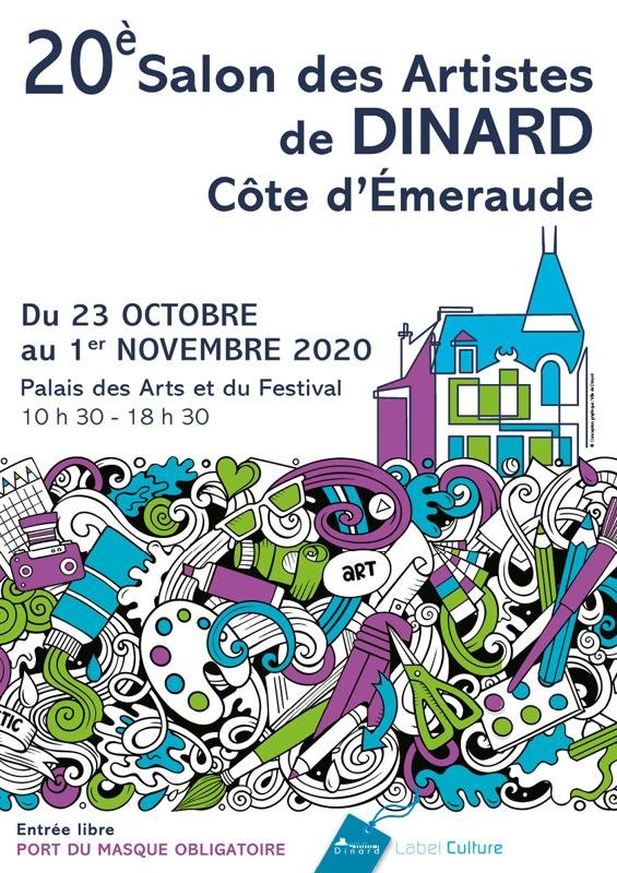 20ème salon des artistes de Dinard – Côte d’Émeraude