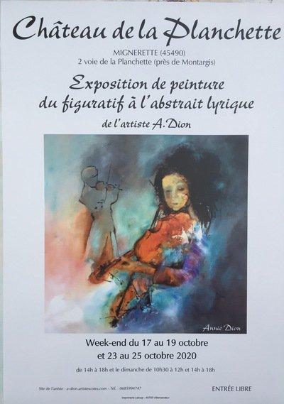 Expo peinture du figuratif à l'abstrait lyrique de l'artiste A.Dio,