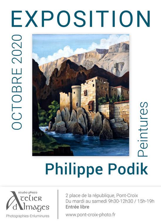Exposition du mois d’octobre – Philippe Podik