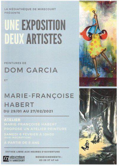 EXPOSITION DE DEUX ARTISTES PEINTRES