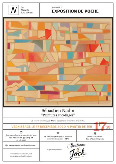 S. Nadin "Peintures et collages" à Exposition de poche