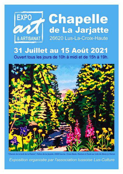 Expo Art & Artisanat Chapelle de La Jarjatte