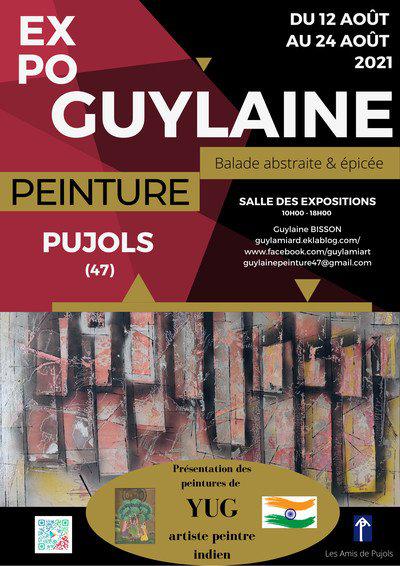 Balade abstraite & épicée - Exposition peinture GUYLAINE B.