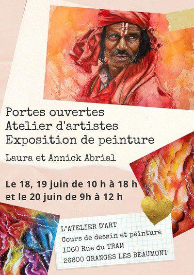 PORTES OUVERTES ATELIER D'ARTISTES EXPOSITION DE PEINTURES