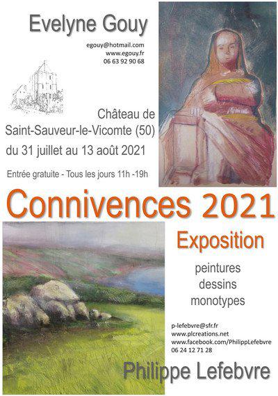 Connivences 2021, exposition de peintures