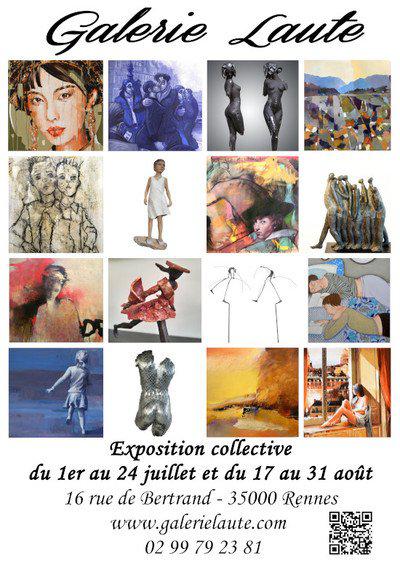 Exposition collective estivale à la Galerie Laute