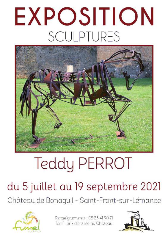 Exposition sculptures de Teddy Perrot