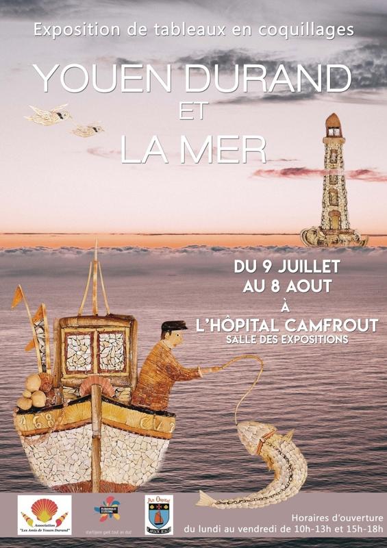 Youen Durand et la mer – Exposition de tableaux en coquillages