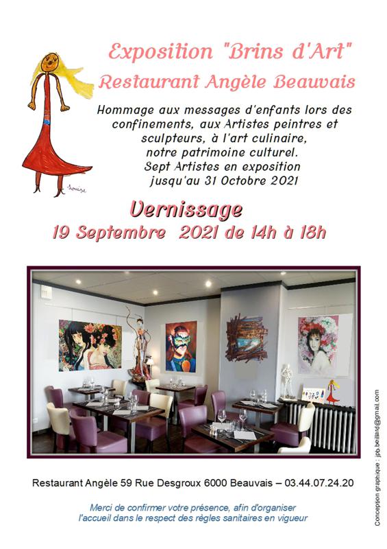 Exposition "Brins d'Art" - Restaurant Angèle Beauvais