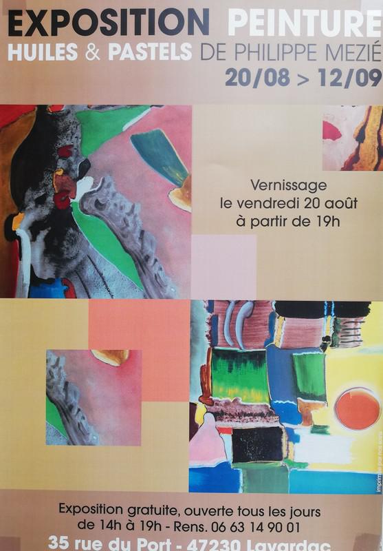 Exposition Peinture, huilles & Pastels de Philippe Mezié