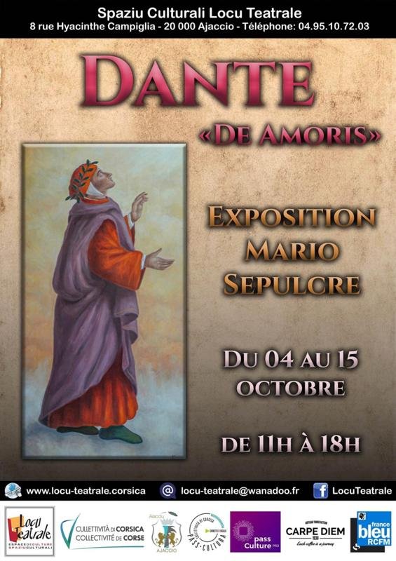 Exposition "Dante De Amoris" par Mario Sépulcre - Spaziu Culturali Locu Teatrale - Ajaccio