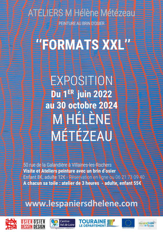 EXPOSITION DE PEINTURE AU BRIN D’OSIER ‘Formats XXL’ du 1er juin 2022 au 30 octobre 2024
