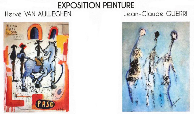 Exposition d'Hervé van Auweghem et Jean-Claude Guerri