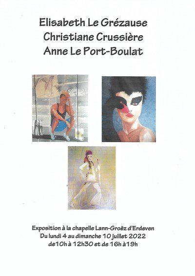 Exposition peinture: Le Grézause, Crussière, Le Port-Boulat