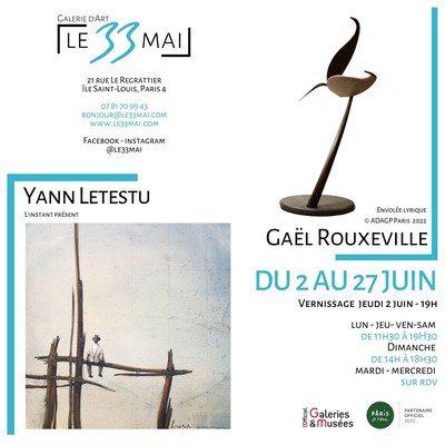 Exposition peinture sculpture Yann Letestu & Gaël Rouxeville