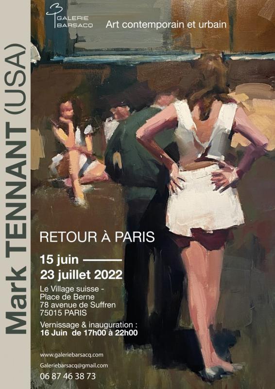 Retour à Paris : Mark TENNANT