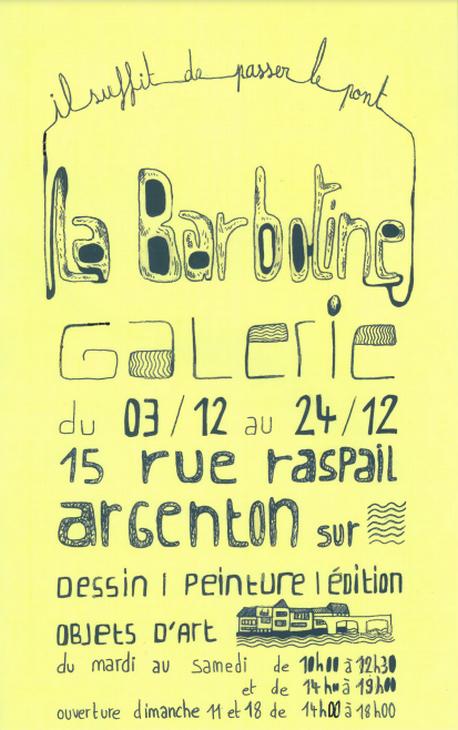 Exposition Galerie La Barbotine