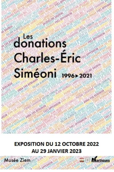Les donations Charles-Eric Siméoni (1996-2021)