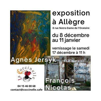 Exposition Agnès Jersyk, François Nicolas