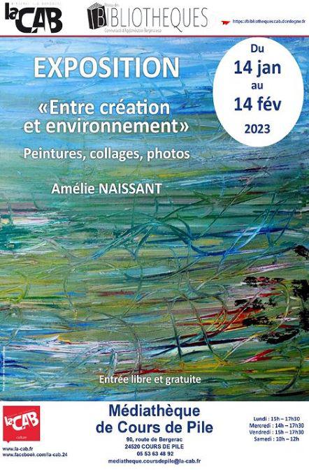 Exposition " Entre création et environnement"
