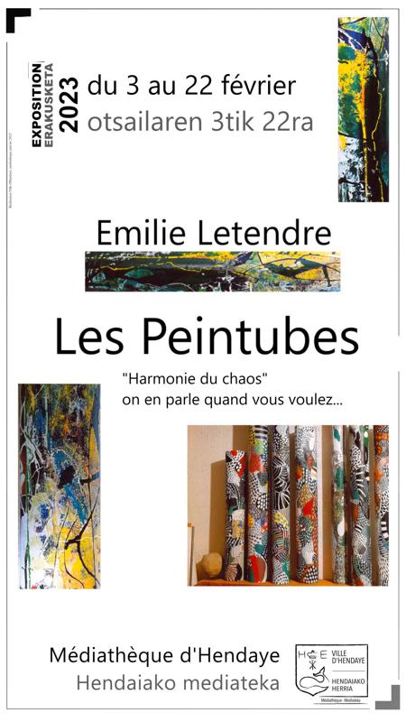 Exposition - Les peintubes - Emilie Letendre