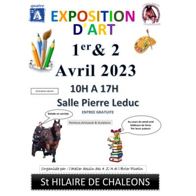 Exposition d'art à Saint Hilaire de Chaléons