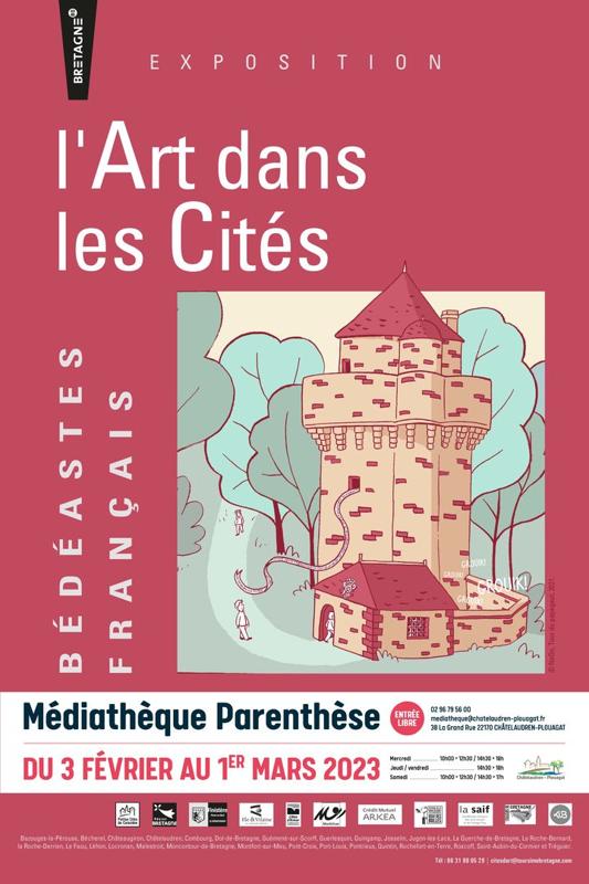 L’Art dans les Cités – Exposition des bédéastes français