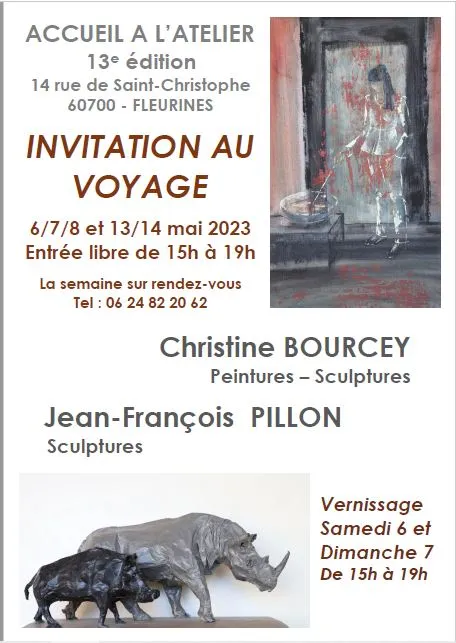 13ème édition: « Accueil à l’atelier » de Christine Bourcey à Fleurines