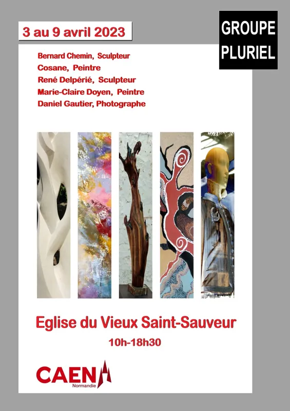Peinture, sculpture et photographie, le Groupe Pluriel expose à Caen.
