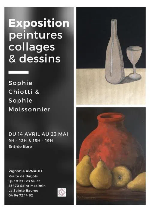 Exposition : Sophie Chiotti et Sophie Moissonnier - Peintures, collages et dessins