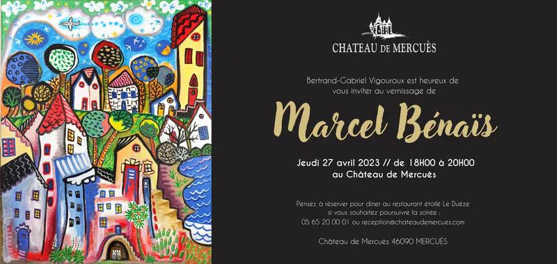 Exposition de Marcel Bénaïs au Château de Mercuès