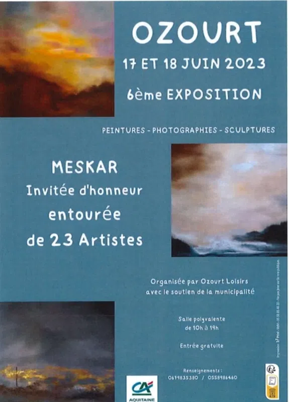 6ème édition de l'exposition de peinture, sculpture et photographie