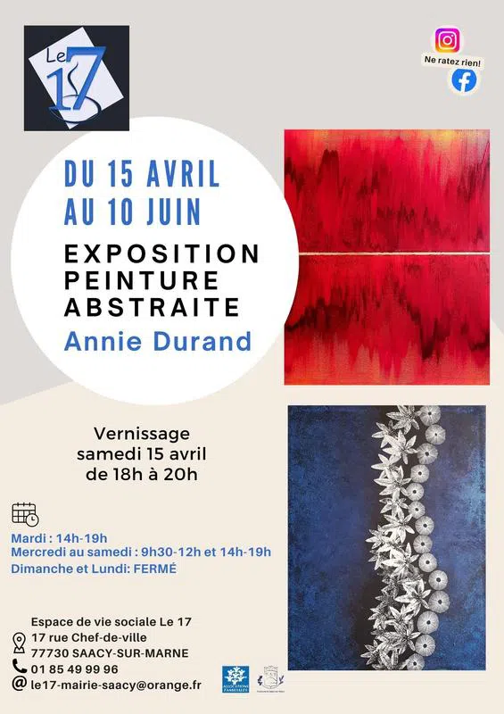 Annie Durand Exposition de peinture abstraite