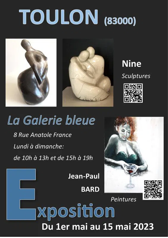 Artiste à découvrir - Nine et Bard Jean-Paul à la Galerie Bleue