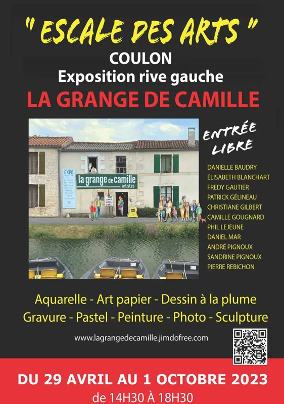 "Escale des Arts" - Exposition d'arts à la Grange de Camille