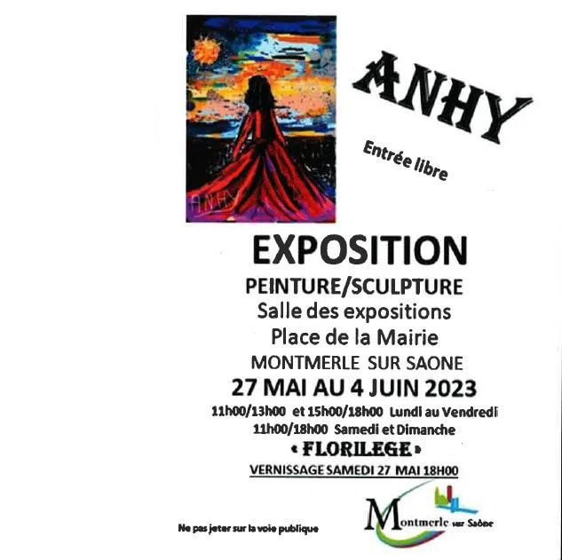 Exposition "Florilège" d'Anhy - peinture et sculpture