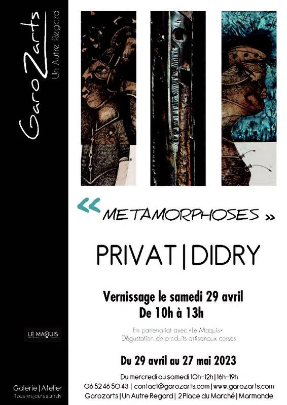 Exposition "Métamorphoses" - Galerie Garozarts
