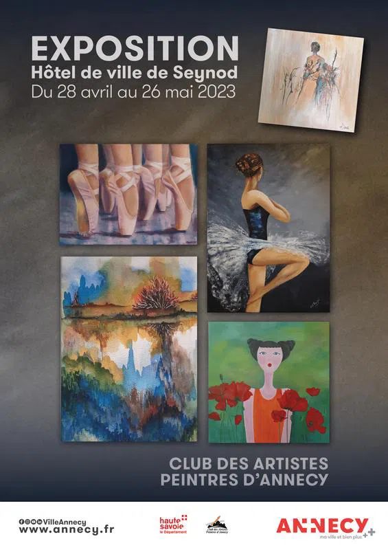 Exposition du club des artistes peintres d'Annecy
