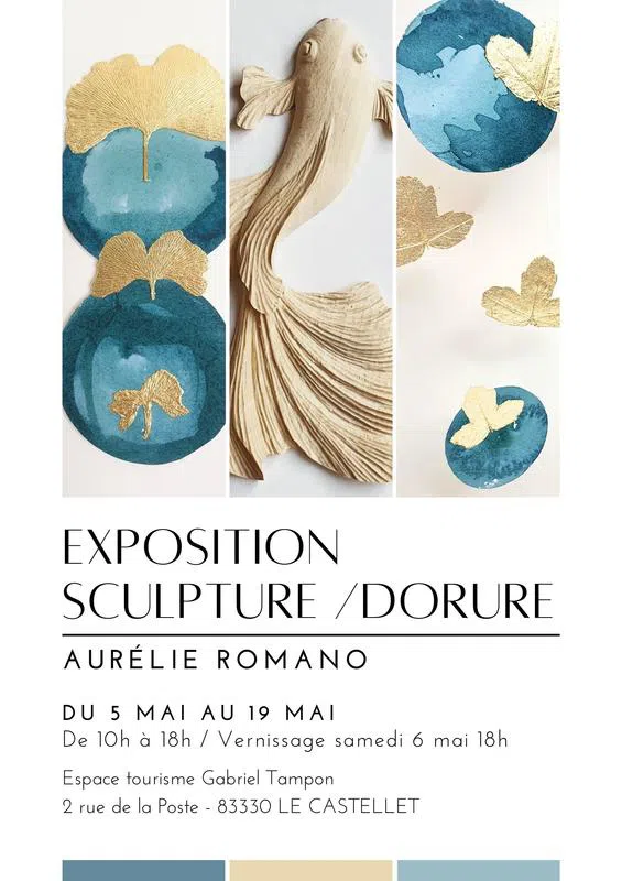 Exposition sculpture / Dorure