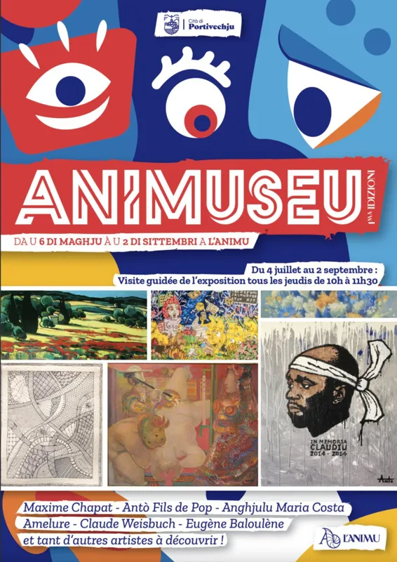 Exposition "Animuseu" - Médiathèque l'Animu - Portivechju