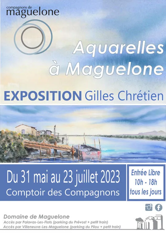 Exposition « Aquarelles à Maguelone »