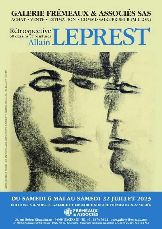 Exposition d'Allain Leprest - Rétrospective en 50 dessins et peintures